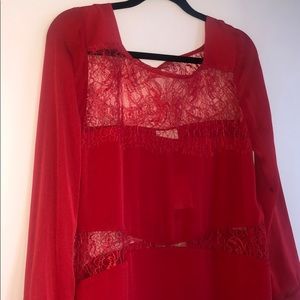 Red Mason mini dress